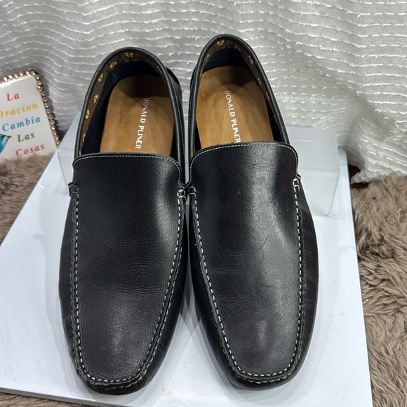 (C) DONALD PLINER VIC BLACK LEATHER DRIVING SHOES, Size 12 USD 275 main image 5
